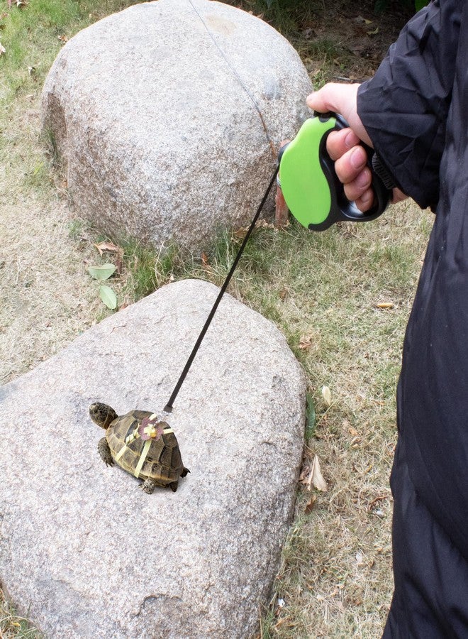 OOXYG Retractable Turtle Leash with Handle, Tortoise Leash and Harness Set Adjustable, Outdoor Walking Training Harness Strap for Turtle/Tortoise, Tortoise Toys, Accessories for Tortoises - Image 5